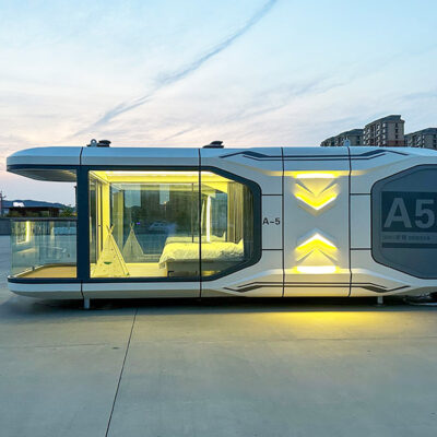 Space Capsule House A5 prefab steel buildings