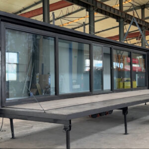 Single-side sliding expansion container house