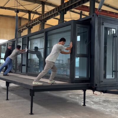 Single-side sliding expansion container house snapshot