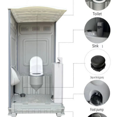 mobiel toilet binneninstelling