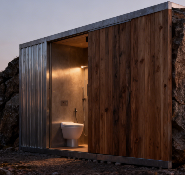 prefab portable bathroom cabin