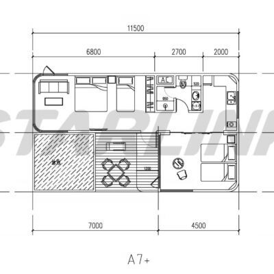 A7+_01_平面图 A7 Luxury Modular Villa