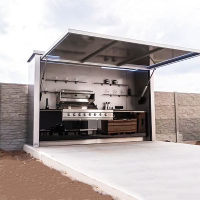 outdoor kitchen