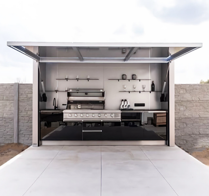 prefab outdoor kitchen house
